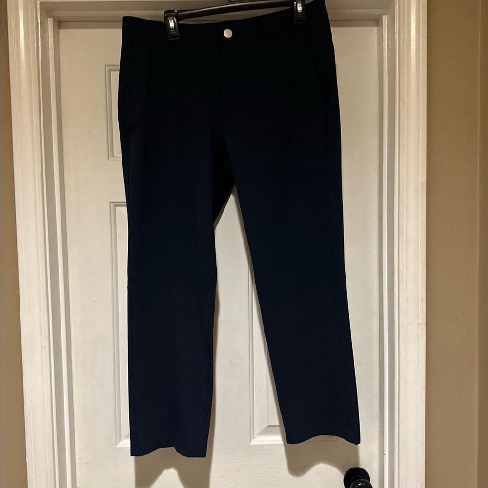 Bonobos Pants Mens 33x30 Navy Blue Athletic Performance Tech Golf Chino